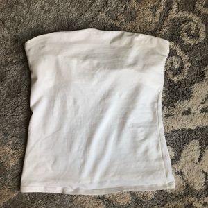 Express white tube top